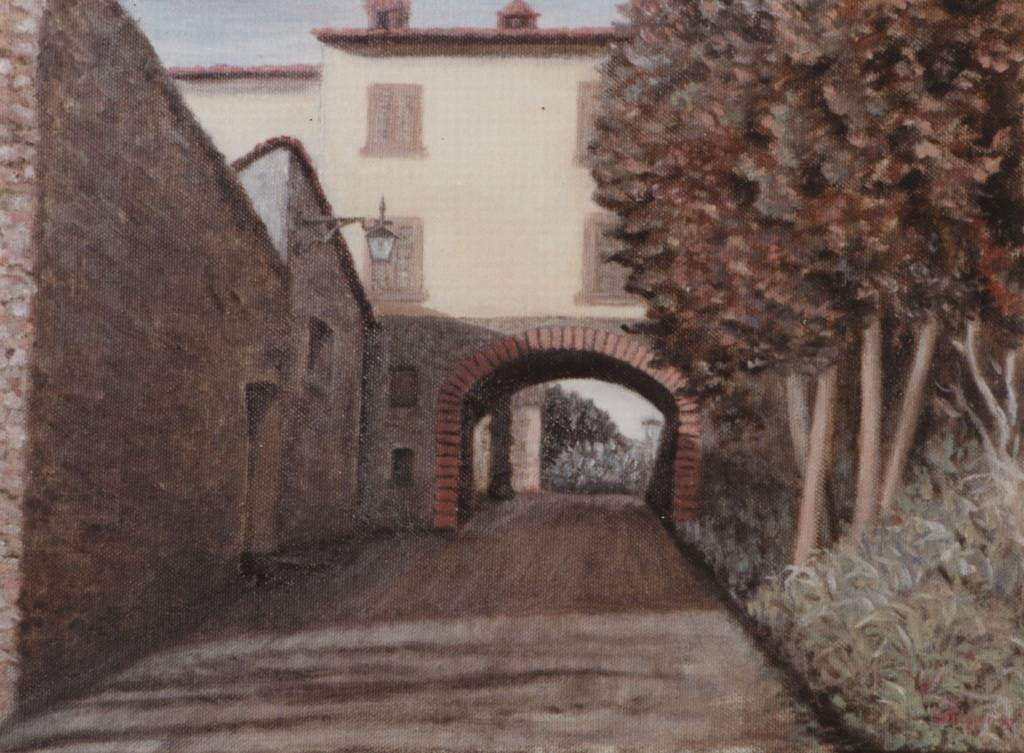 Via della Tomba - Olio su tela - 1990