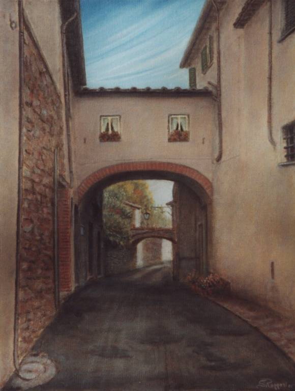 Via della Bozia - Olio su tela - 2001