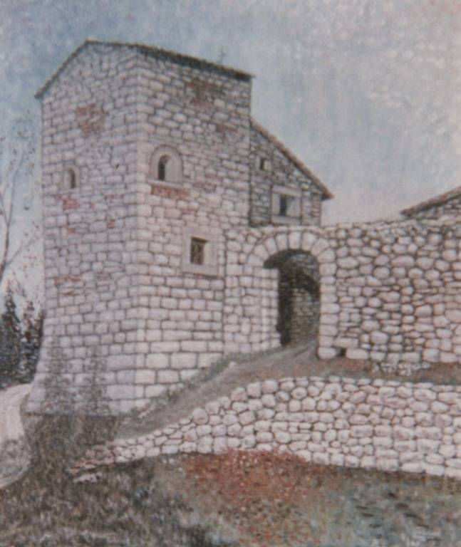 Il castello di Pianettole - Olio su tela - 1988
