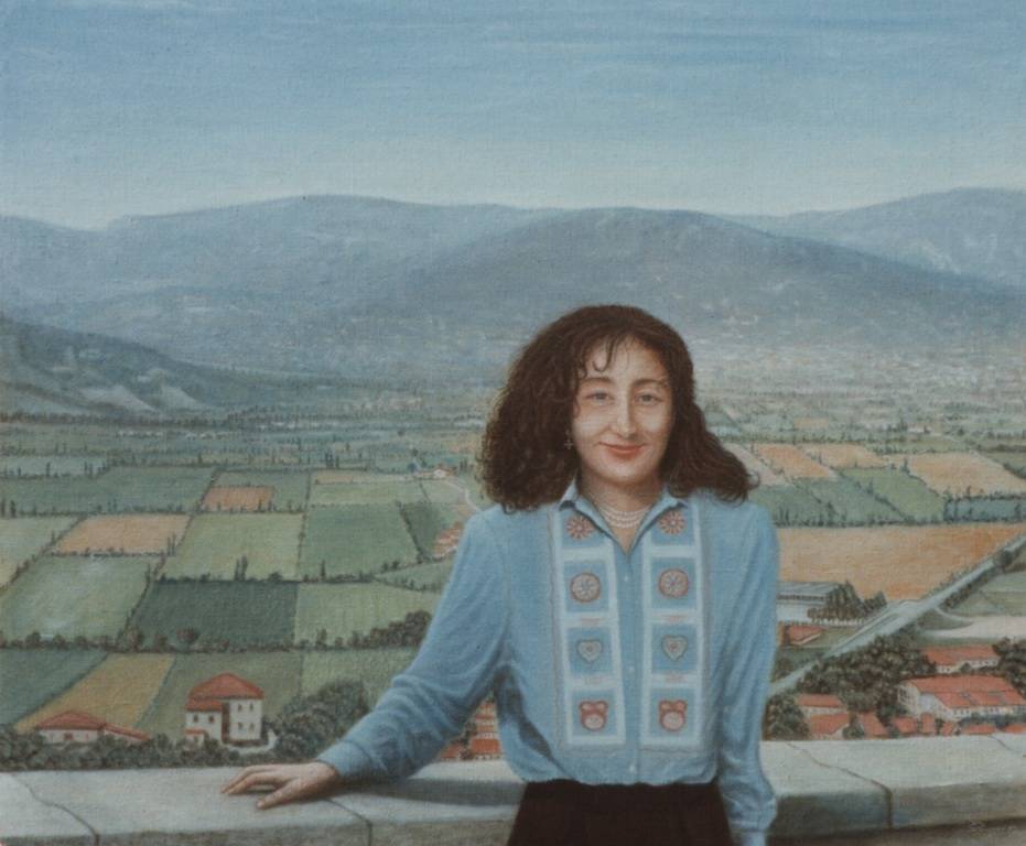 Ritratto di Stefania - Olio su tela - 1992